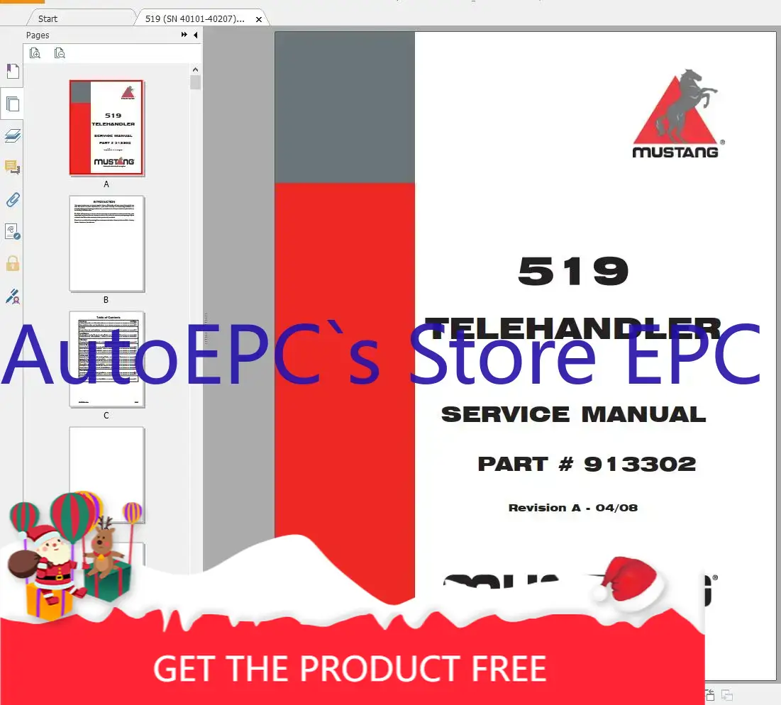 Heavy Equipment Pdf - AutoEPC Mustang Machinery Heavy Equipment 4,14