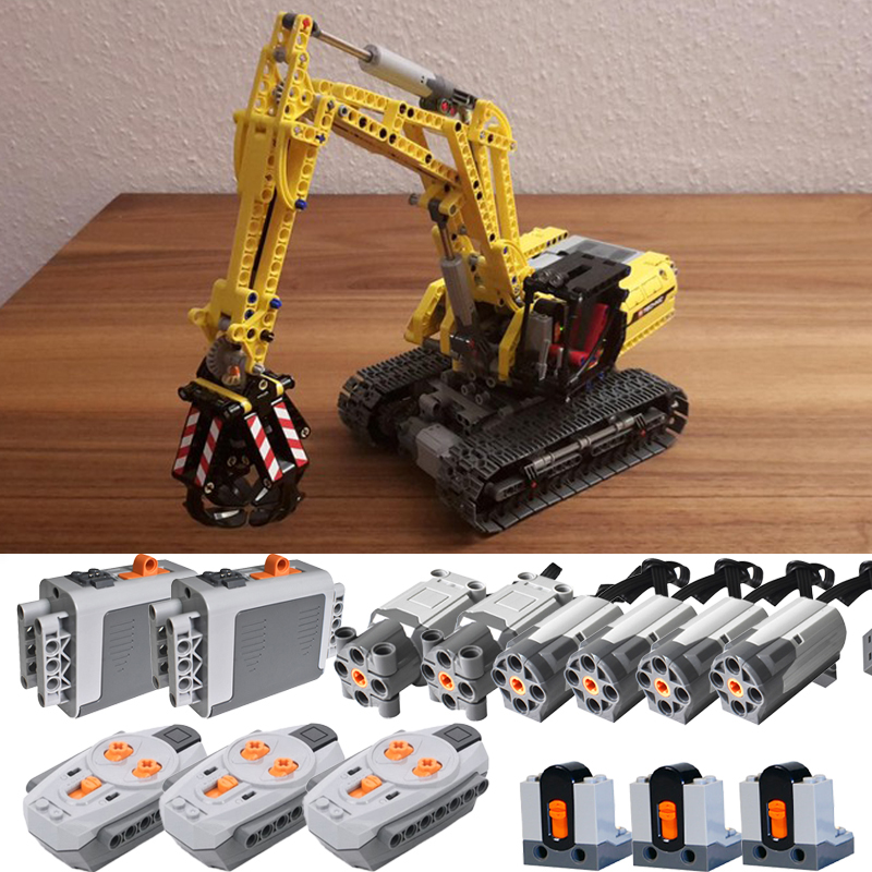 Heavy Equipment Lego - НОВЫЙ технический экскаватор, полная радиоуправляемая версия,