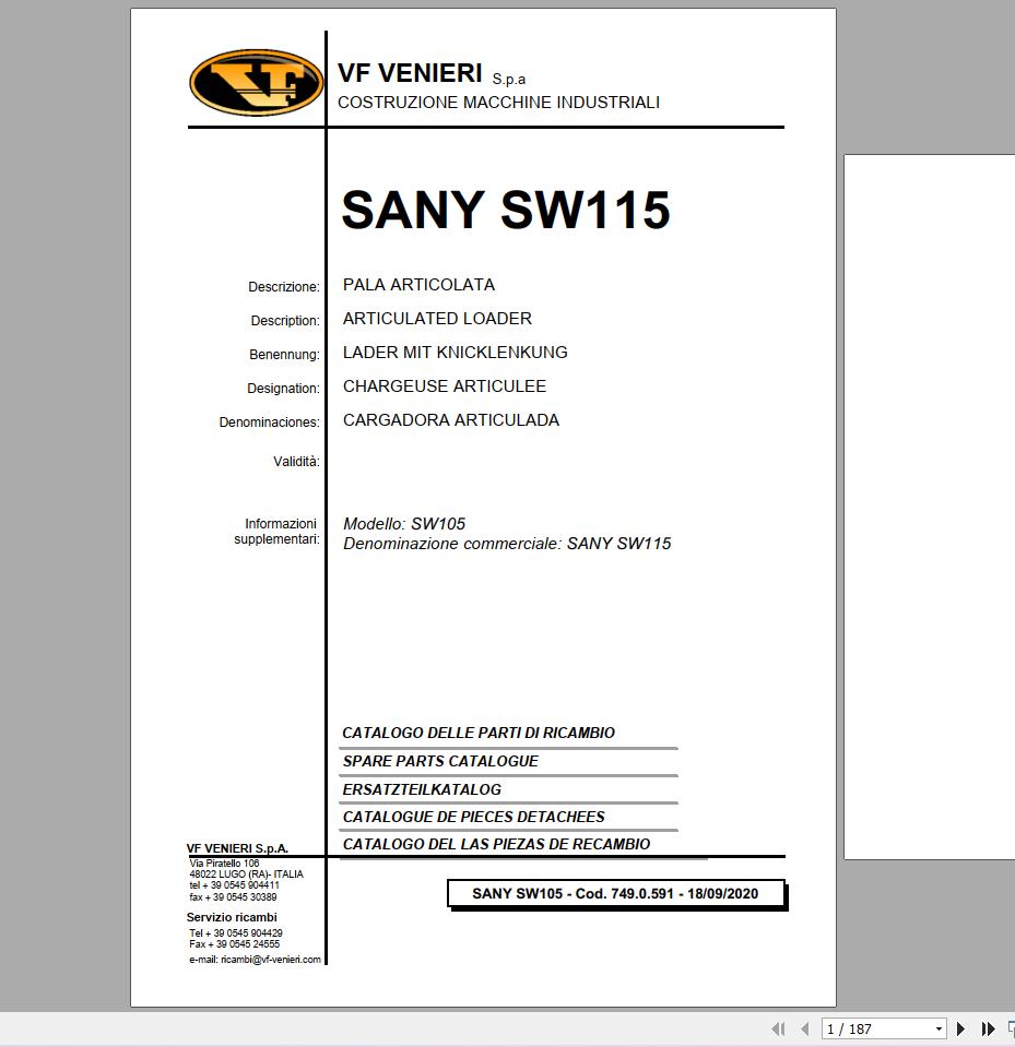 Heavy Equipment Pdf - SpecDiag Sany Heavy Equipment PDF 3,38