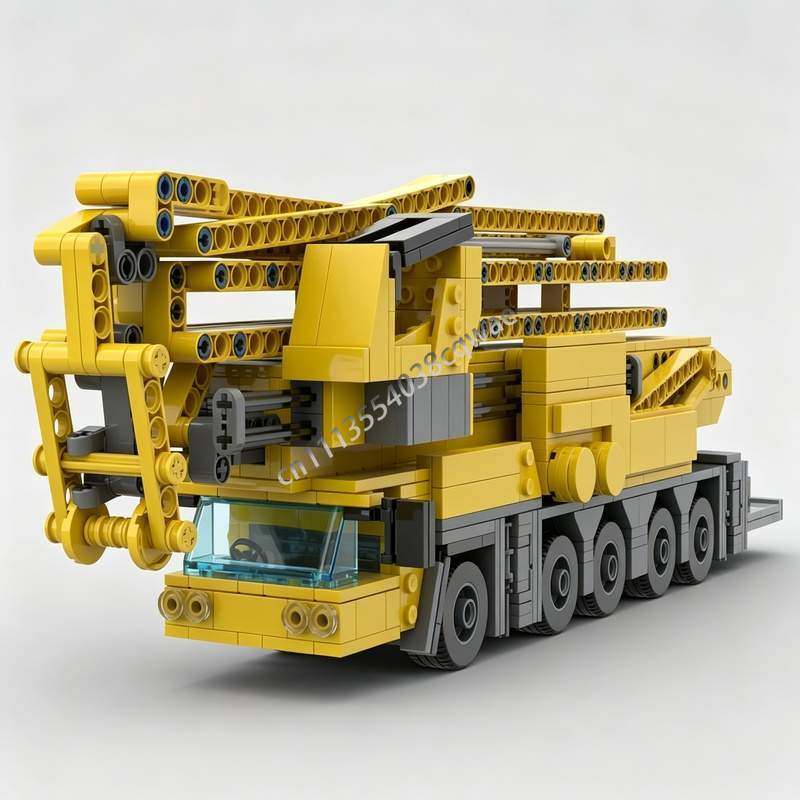 Heavy Equipment Lego - Конструктор «Башенный кран» (1182 детали), MOC,