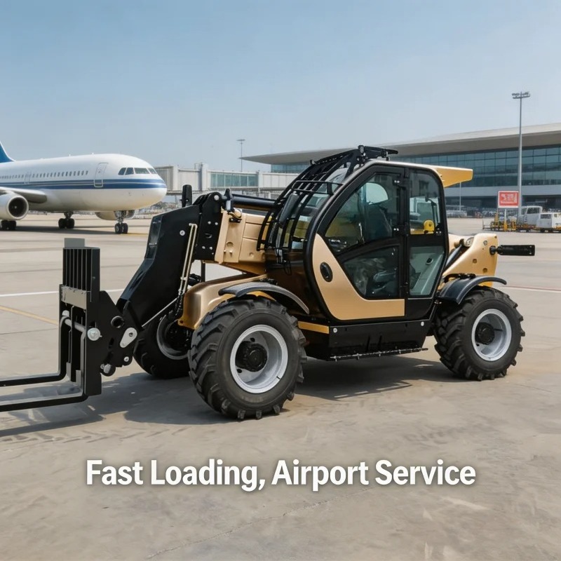 Telescopic Handler Boom - Телескопический погрузчик FOB 4x4 с регулируемой