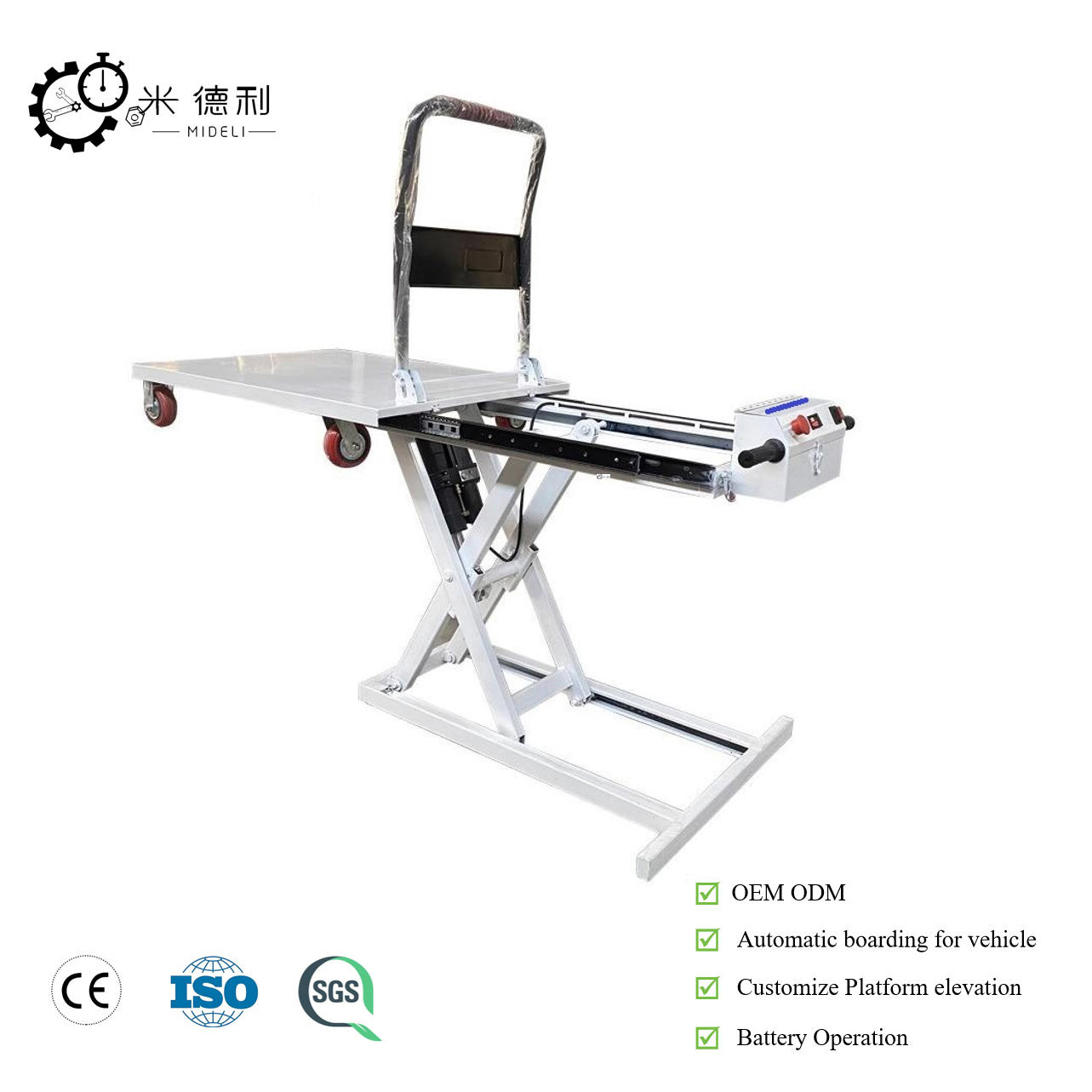 Hydraulic Floor Jack - Портативная многофункциональная складная гидравлическая тележка-подъемник на