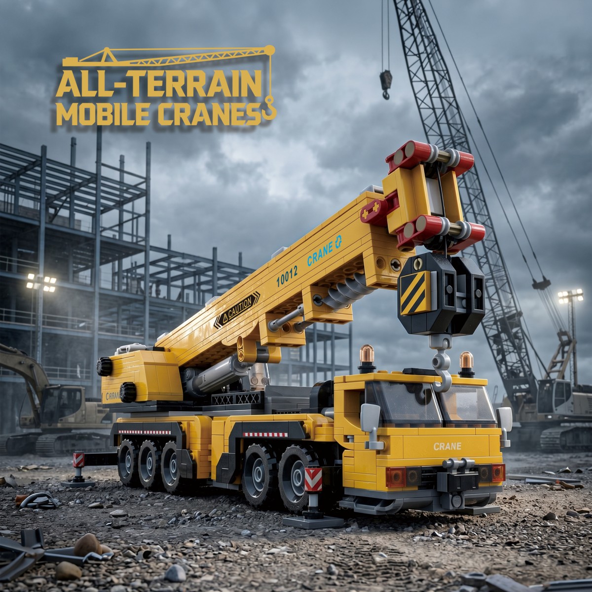 Heavy Equipment Lego - Конструктор «Вездеходный мобильный кран» из 989
