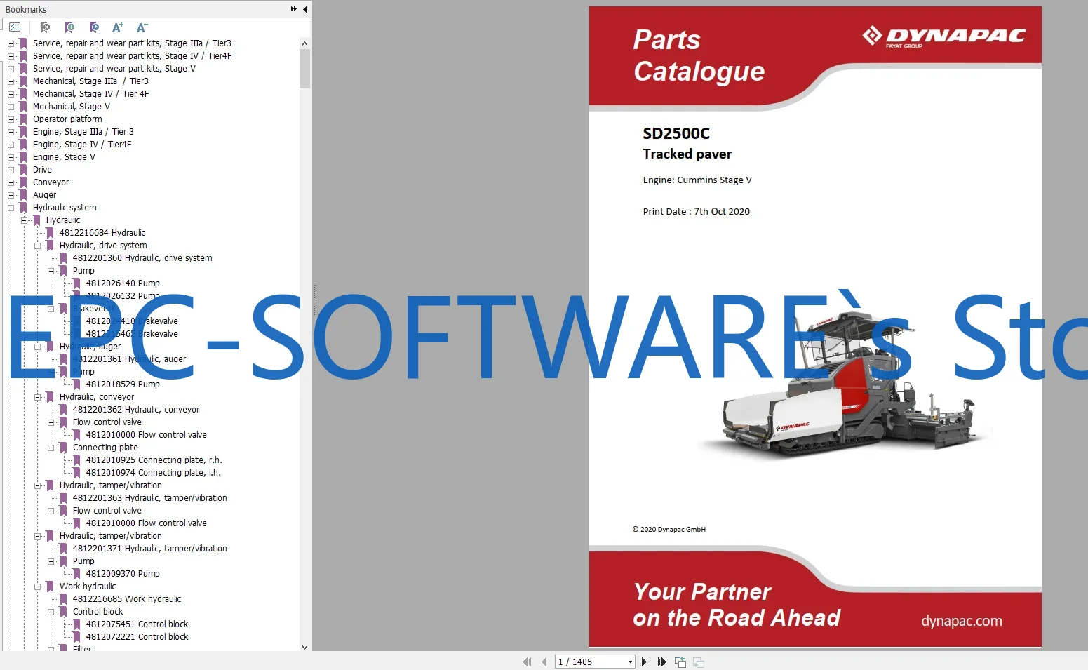 Heavy Equipment Pdf - EPC-SOFTWARE Тяжелое оборудование Dynapac, 29,7 ГБ,