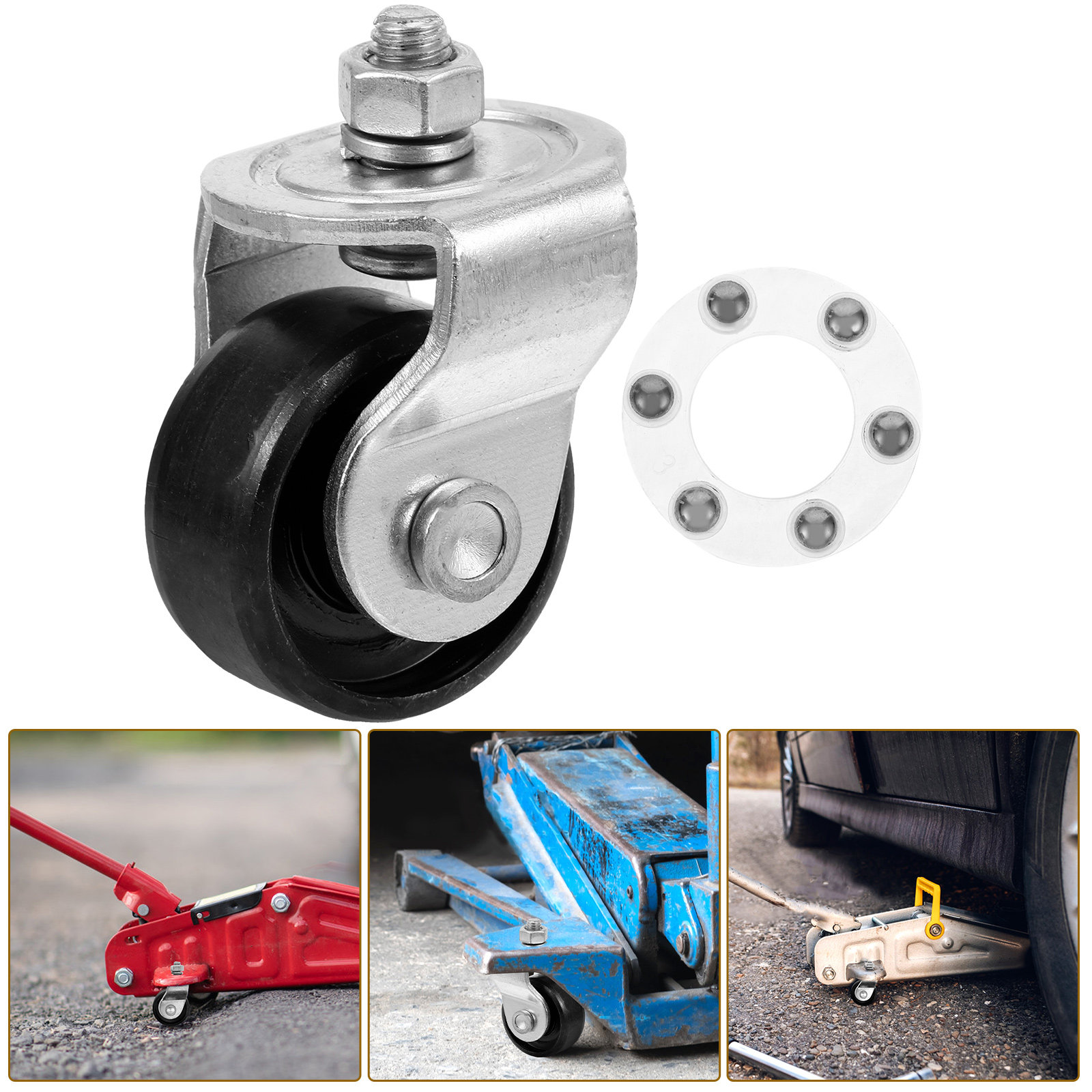 Hydraulic Floor Jack - Сменные колеса-ролики для 2-тонного напольного домкрата,