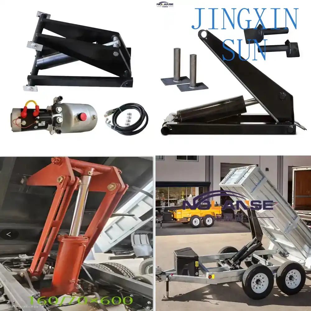 Heavy Equipment In Mining - Гидравлический подъемник для 8-тонного прицепа-самосвала, гидравлическая