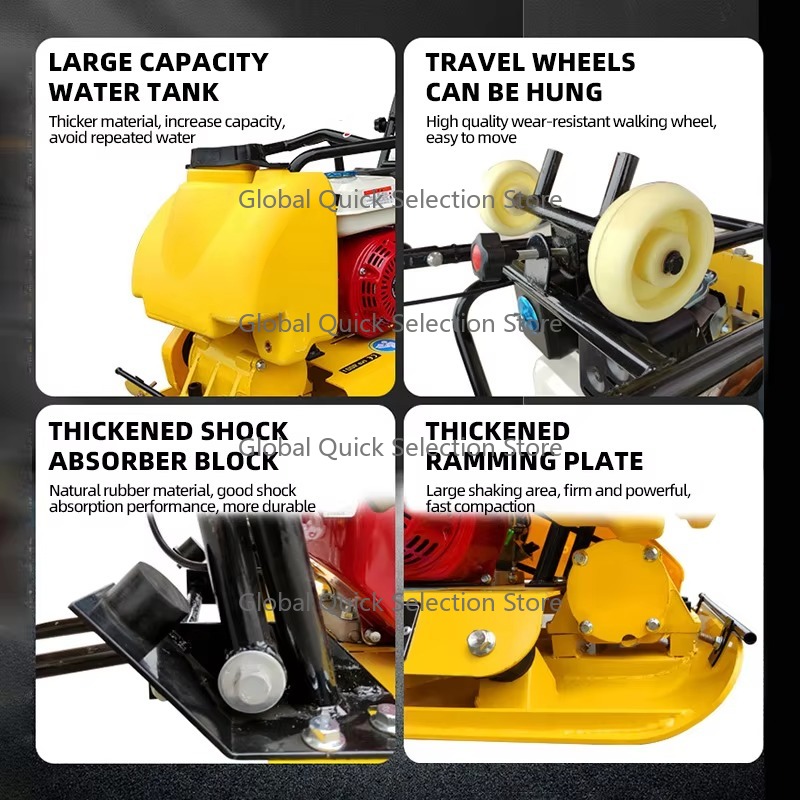 Виброплита дизельная 6.5 л.с., – обзор и цена Plate Compactor Vibrator